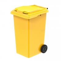 Контейнер для мусора 240 л желтый